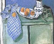 Henri Matisse Still Life on a Green Sideboard (mk35) oil painting reproduction